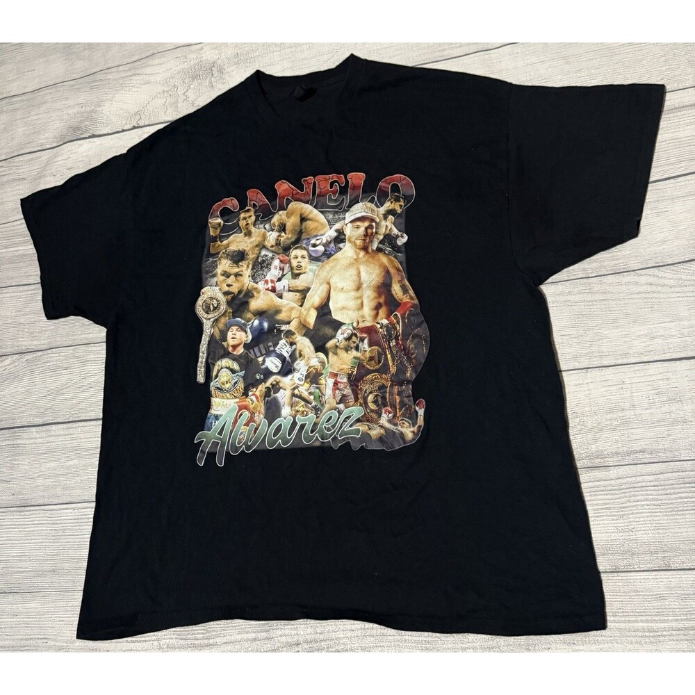 Canelo Alvarez Boxing Graphic T Shirt Size 2XL Super Middleweight World Champ